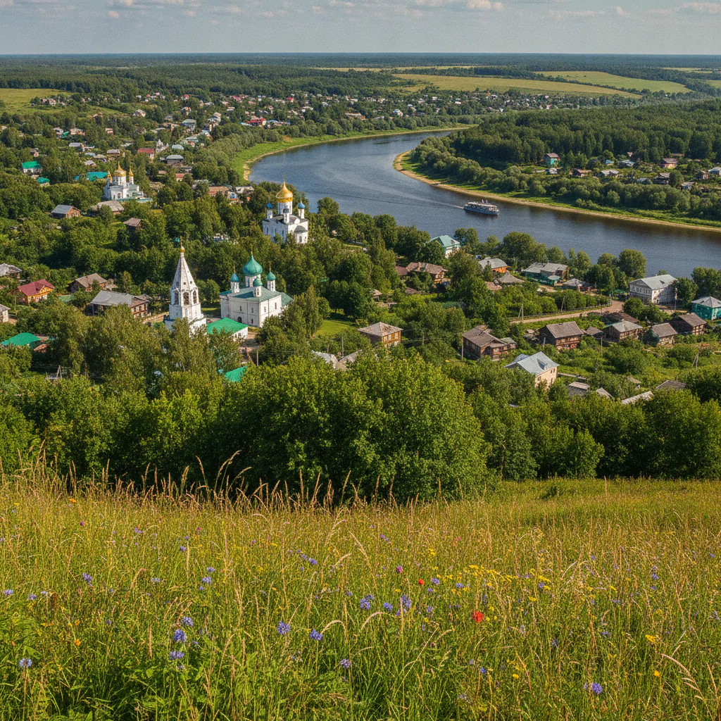 Вид с горы Левитана