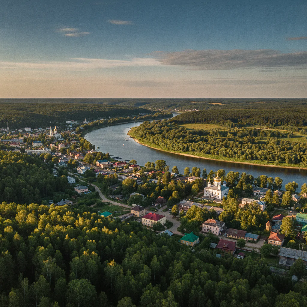 Вид с горы Левитана