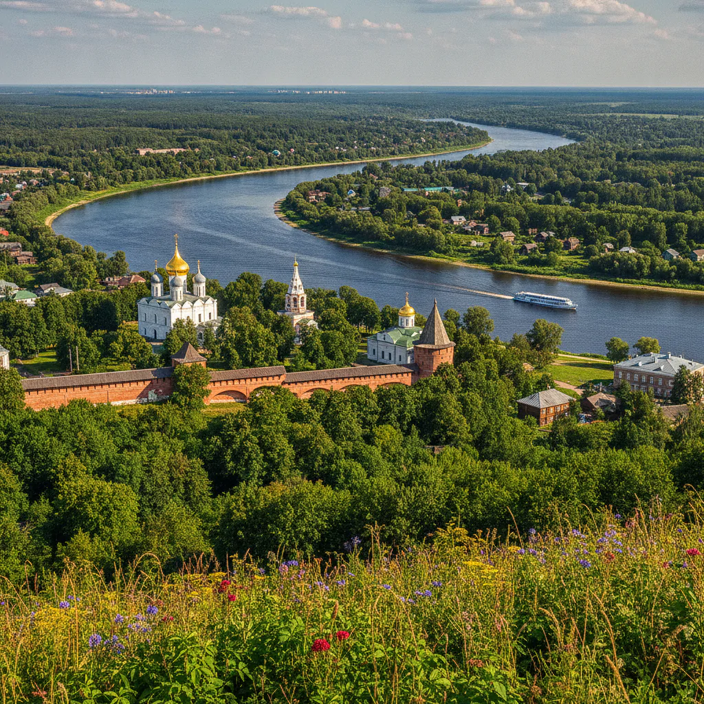 Крыши и панорамы в Плесе