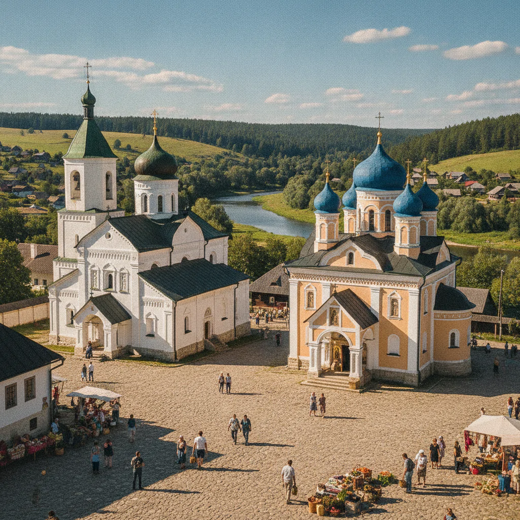 Торговая площадь с церквями