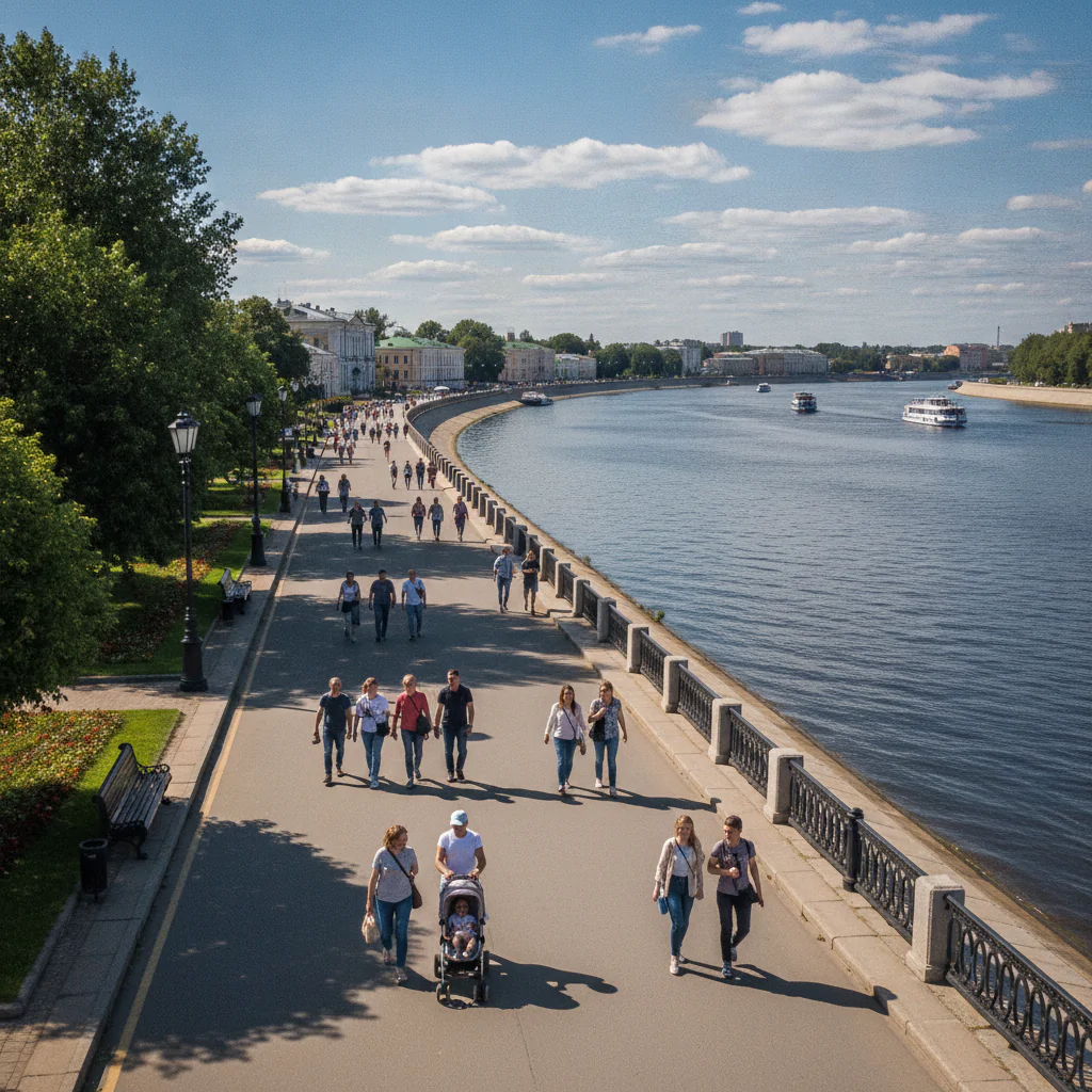 Прогулка вдоль Волги