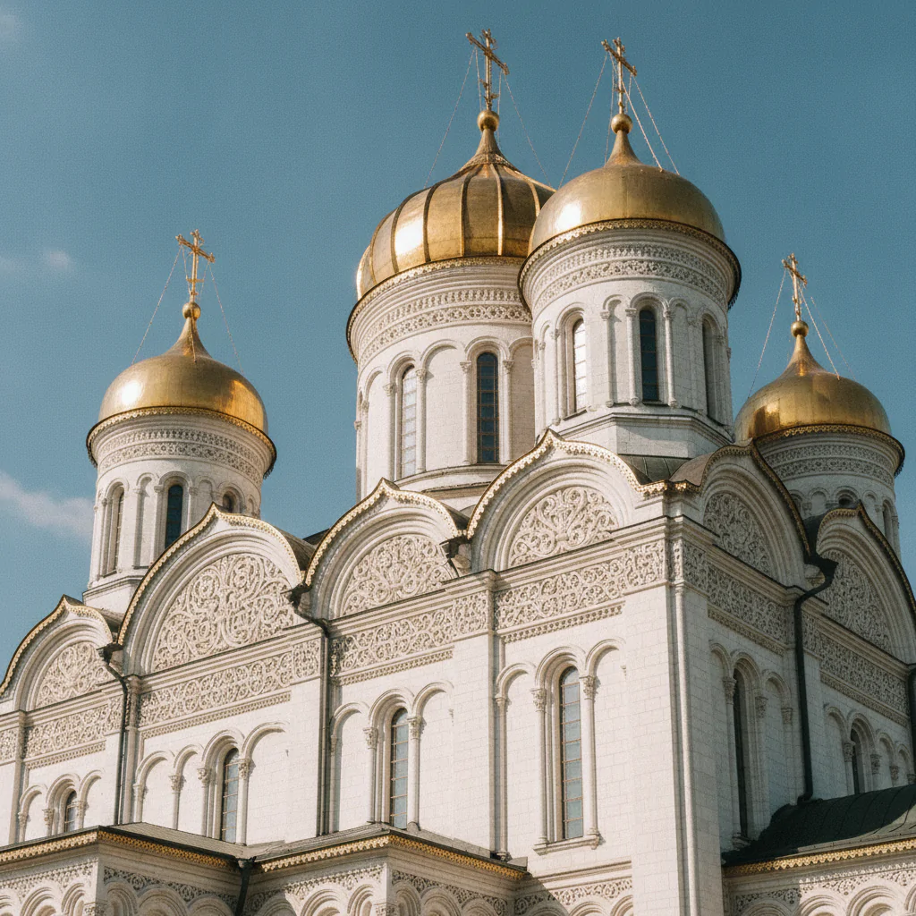 Успенский собор в лучах солнца