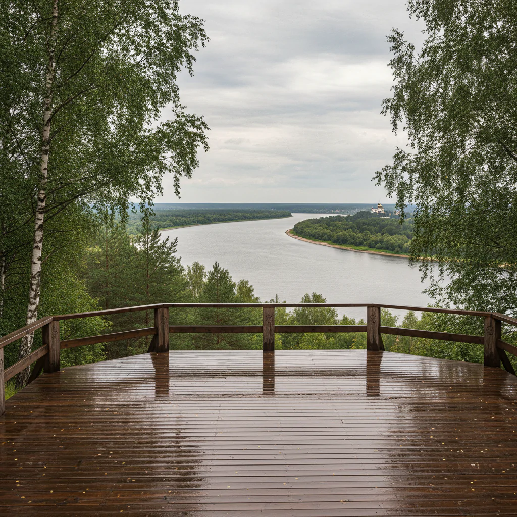 Смотровая площадка на северном склоне